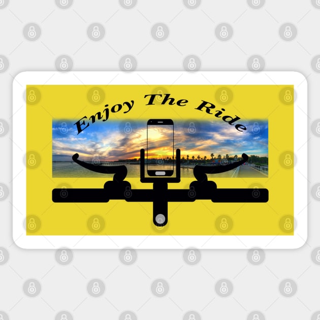 Enjoy The Ride Sticker by CreativePhil